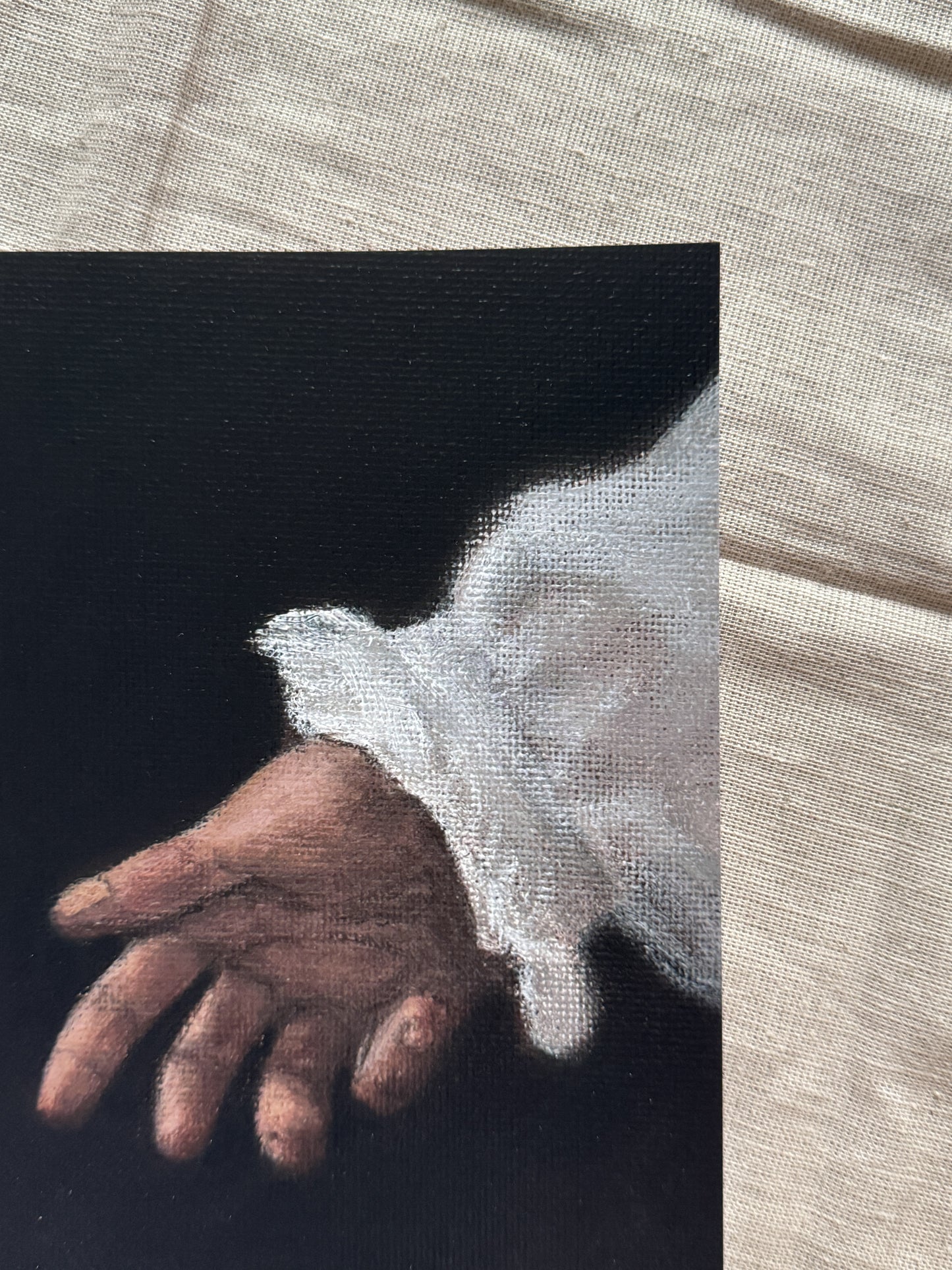 a hand study (print)