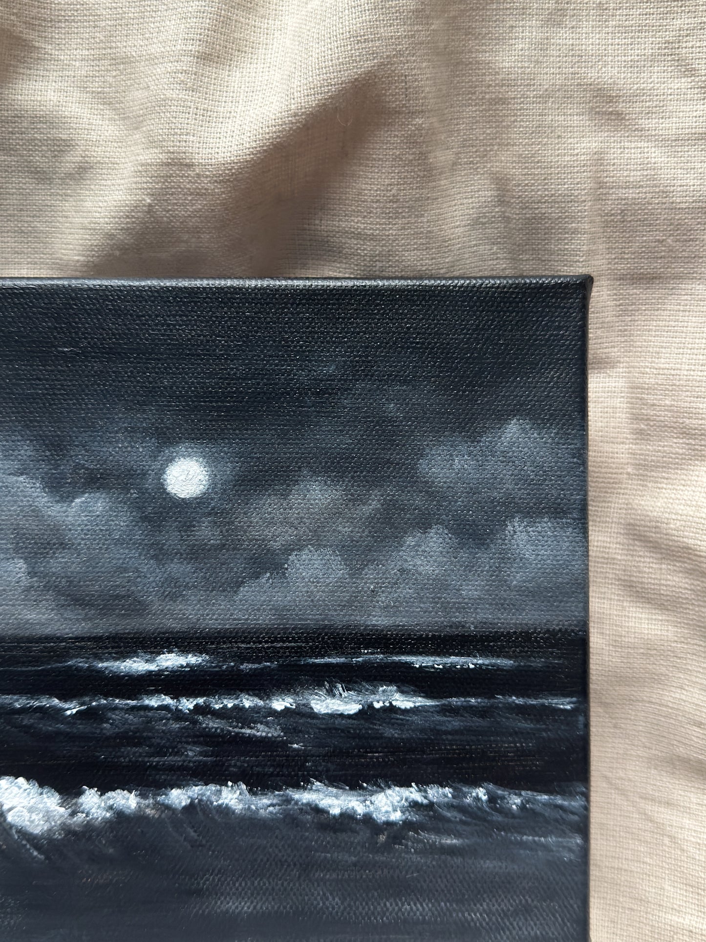the sea at night