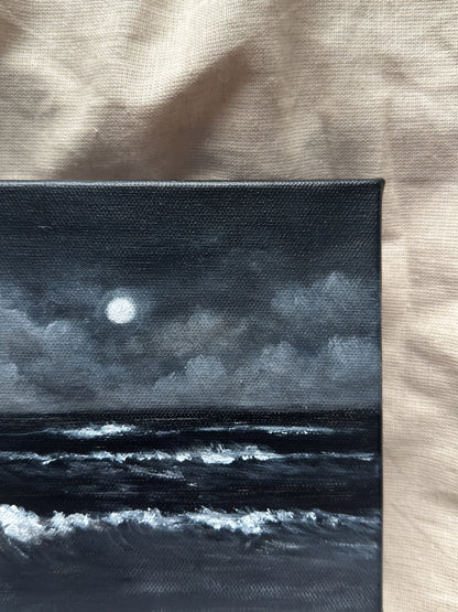 the sea at night