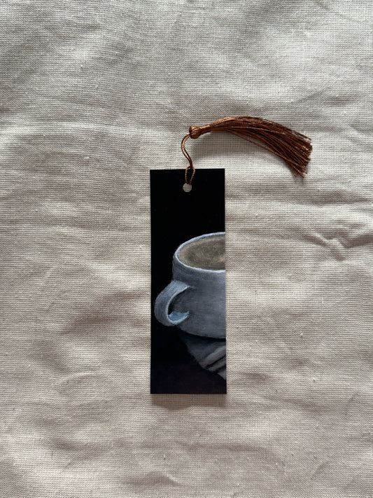 winter's first sip (bookmark)