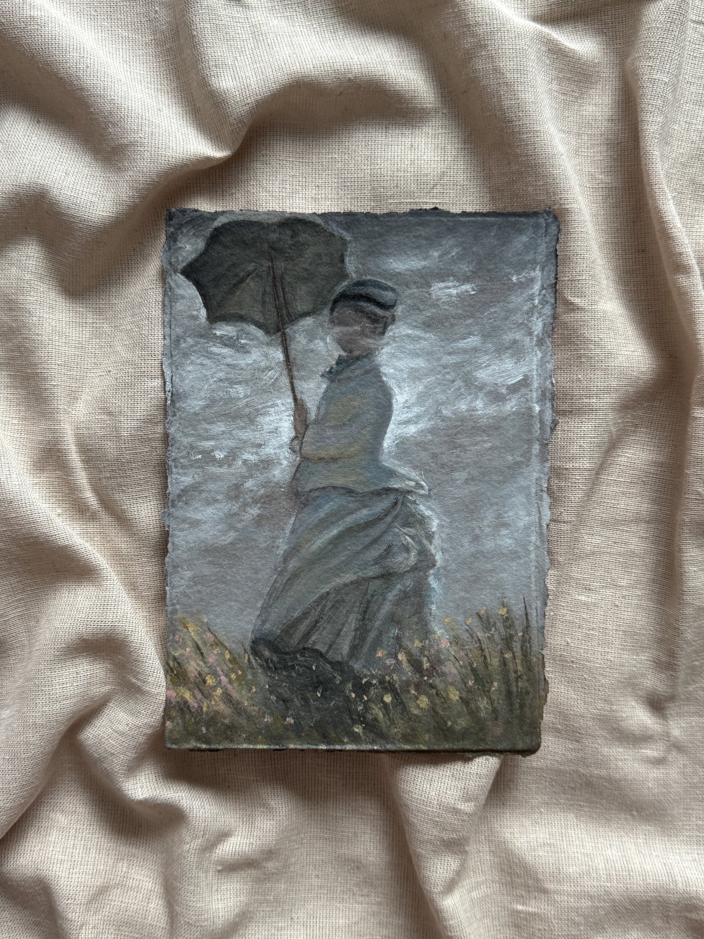 drift (monet's woman with a parasol)
