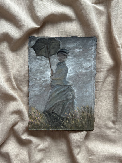 drift (monet's woman with a parasol)