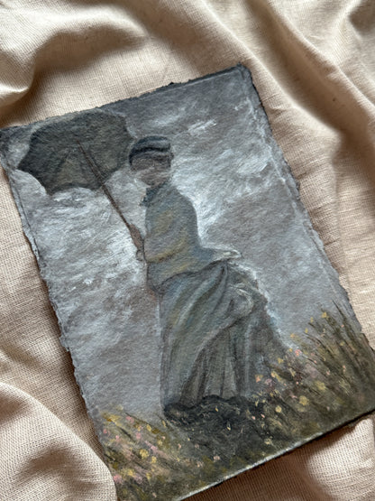 drift (monet's woman with a parasol)