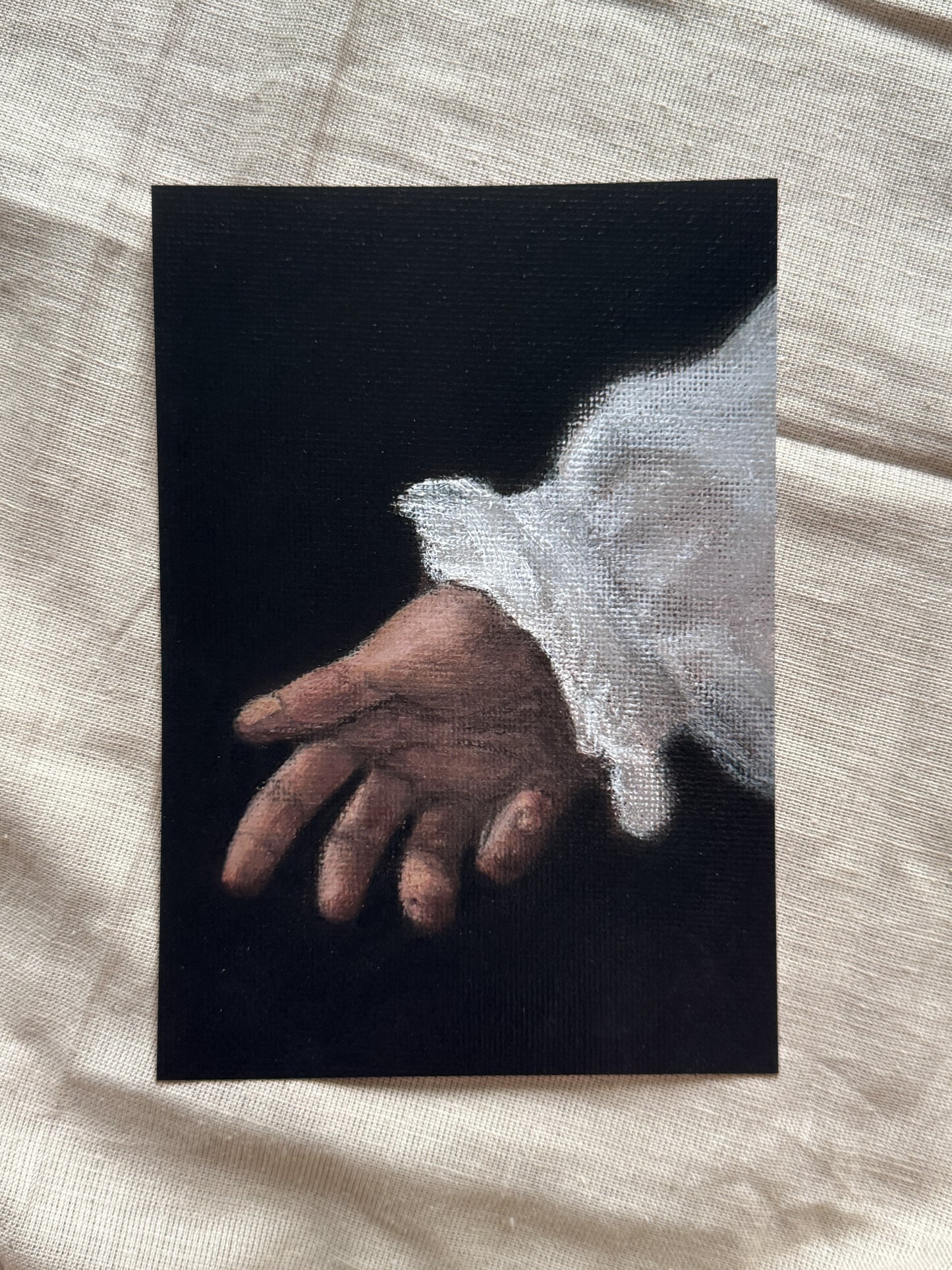 a hand study (print)
