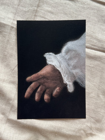 a hand study (print)