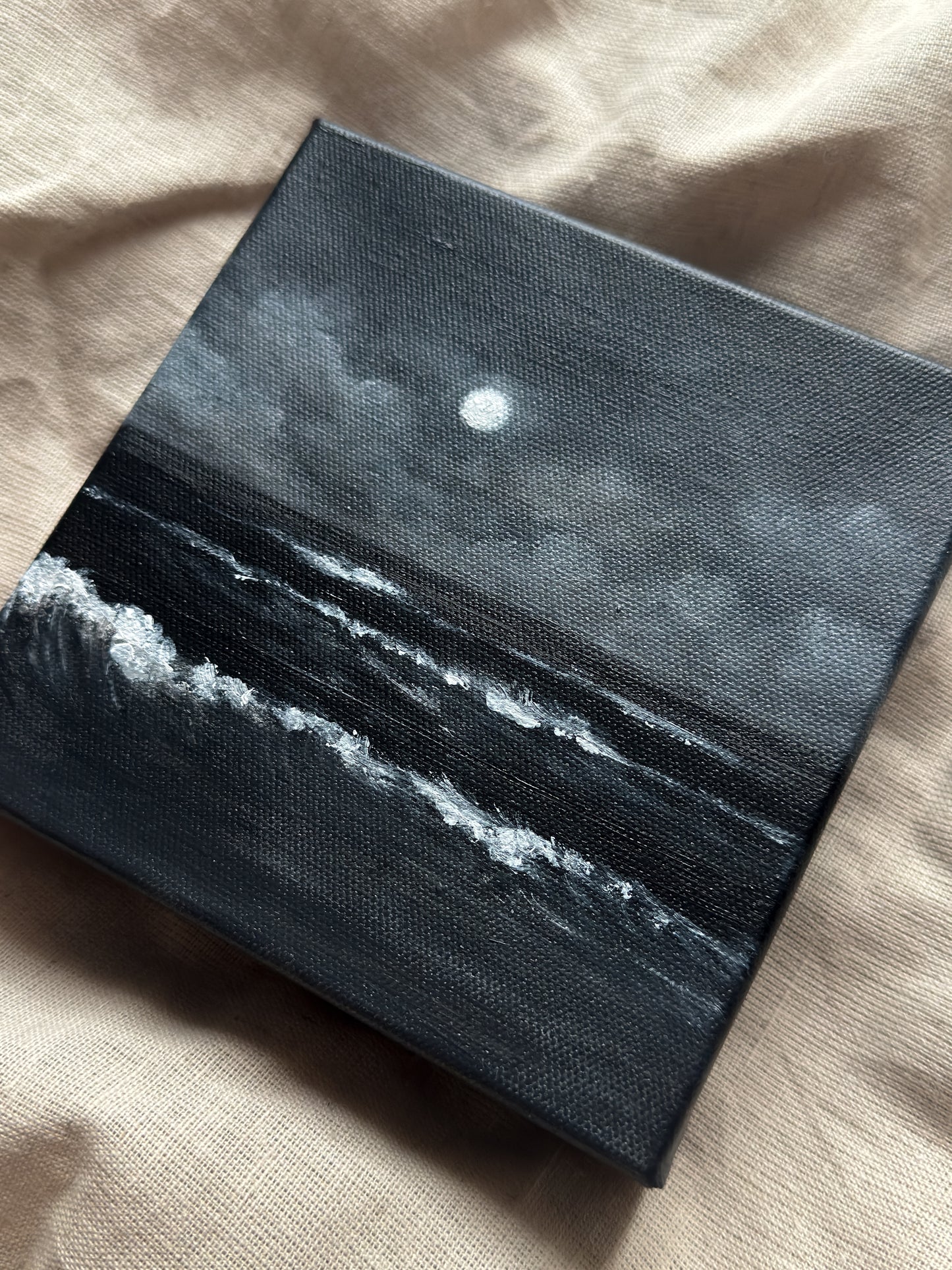 the sea at night