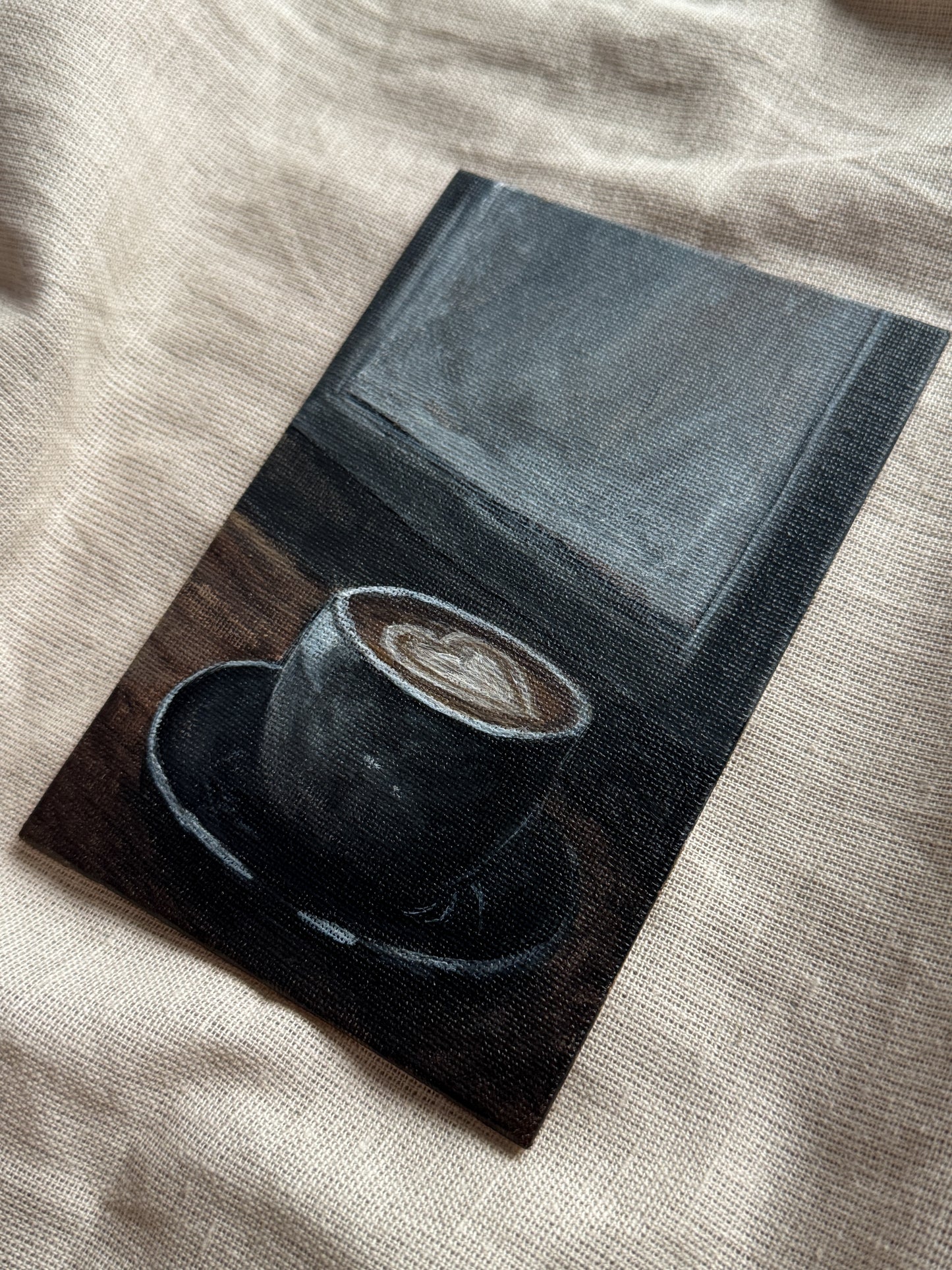 a quiet coffee date
