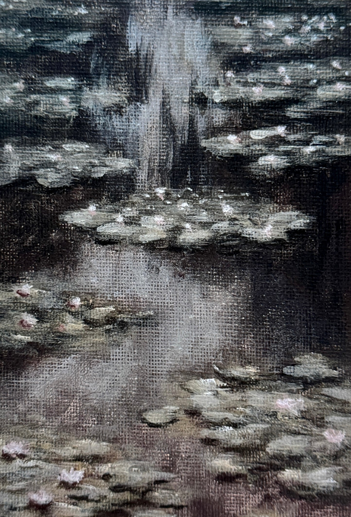 monet's waterlilies (print)