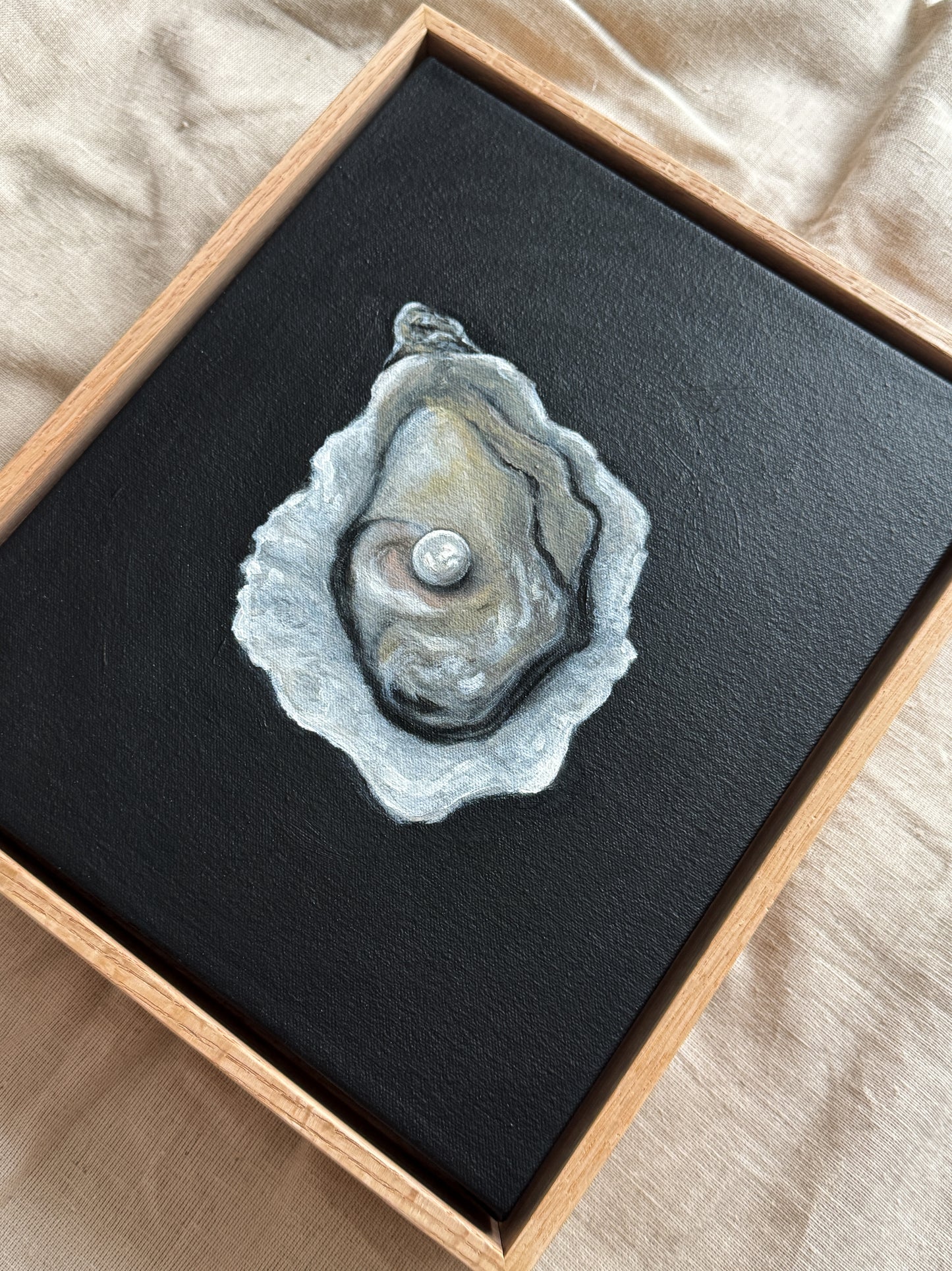 moon in an oyster