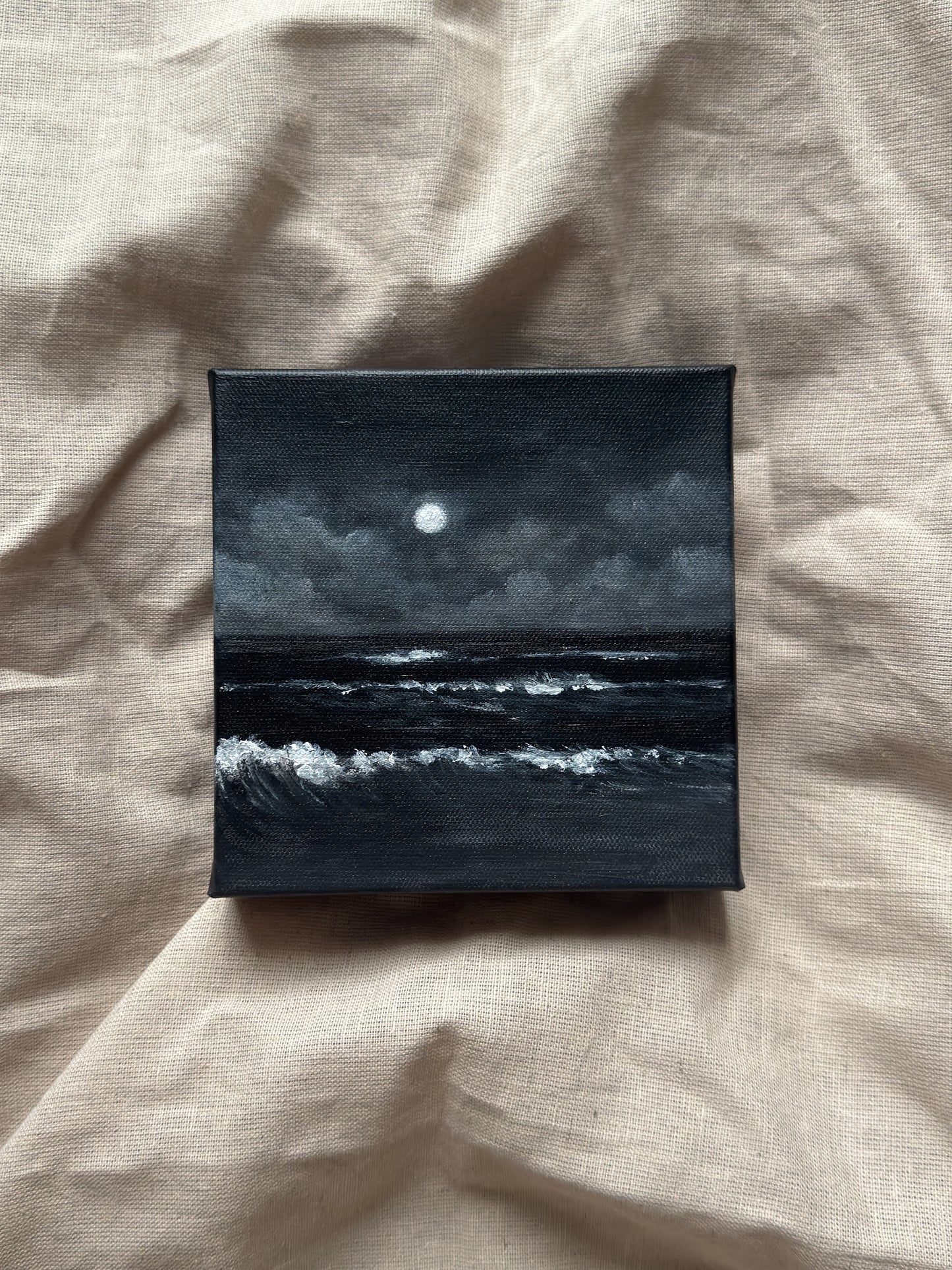 the sea at night