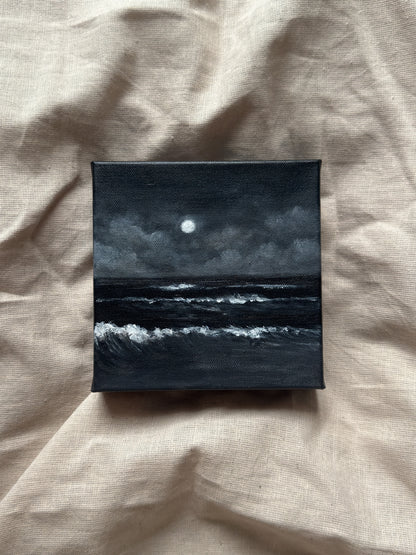 the sea at night