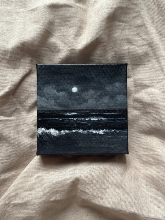 the sea at night