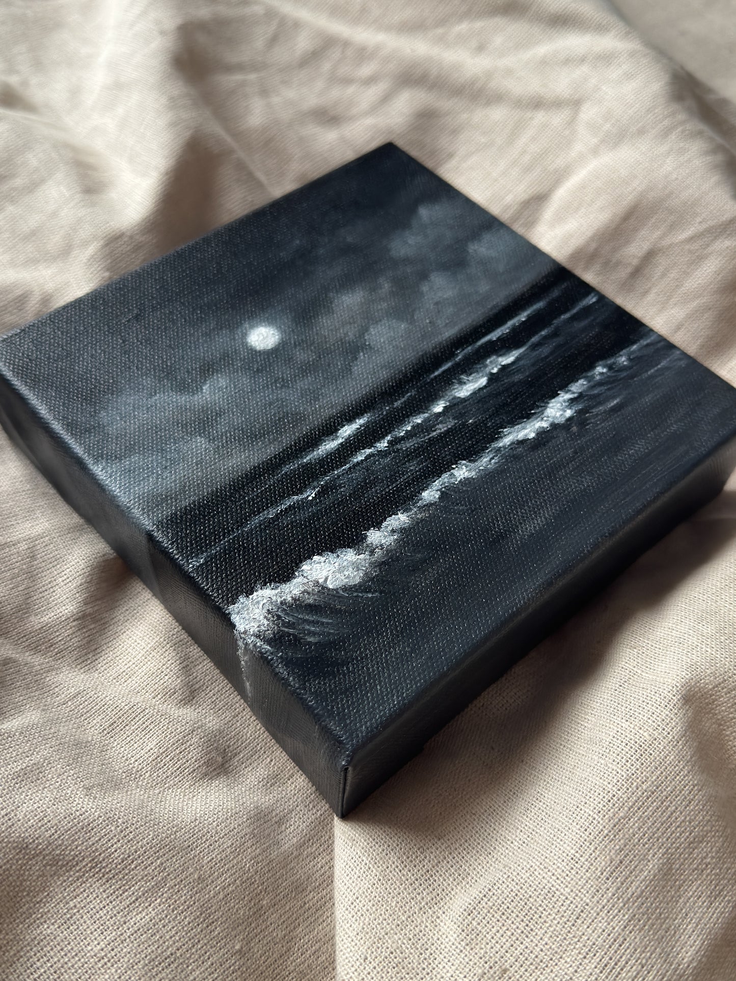 the sea at night