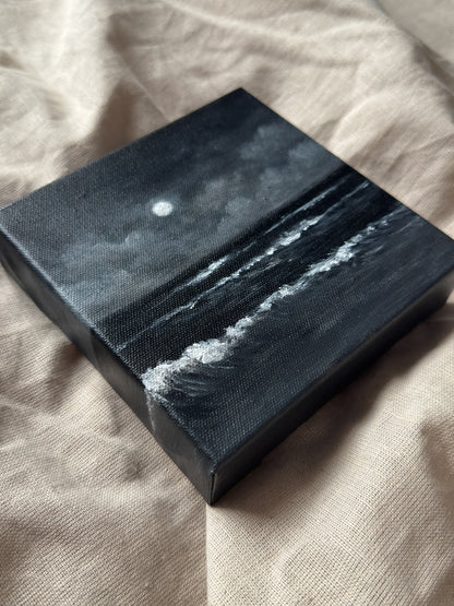 the sea at night