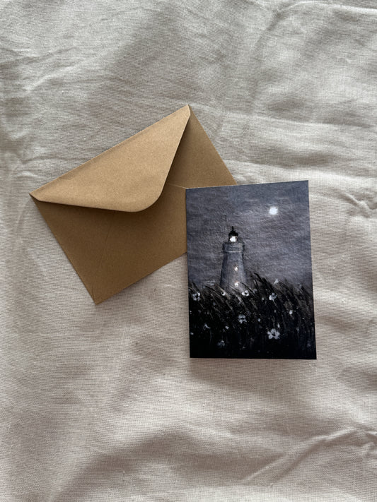 beacon in the dark (greeting card)