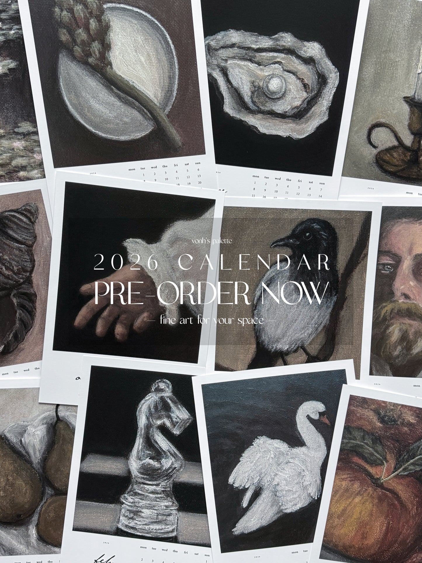 2026 calendar by vonhspalette [PRE-ORDER NOW]