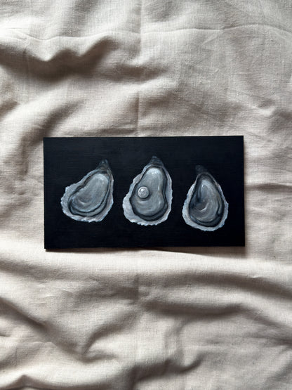 three oysters & a small treasure