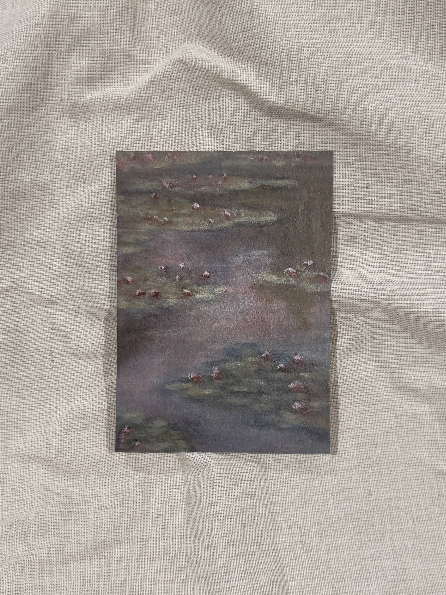 mar26 hush (monet's waterlilies)