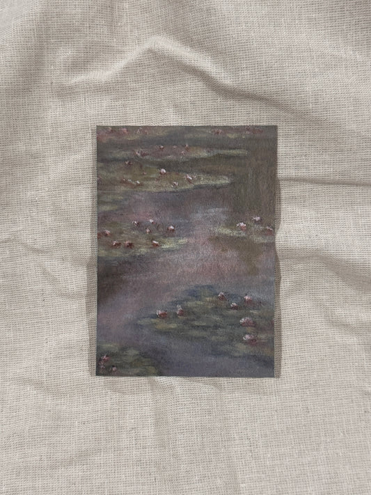 mar26 hush (monet's waterlilies)