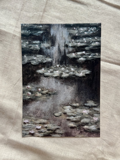 monet's waterlilies (print)