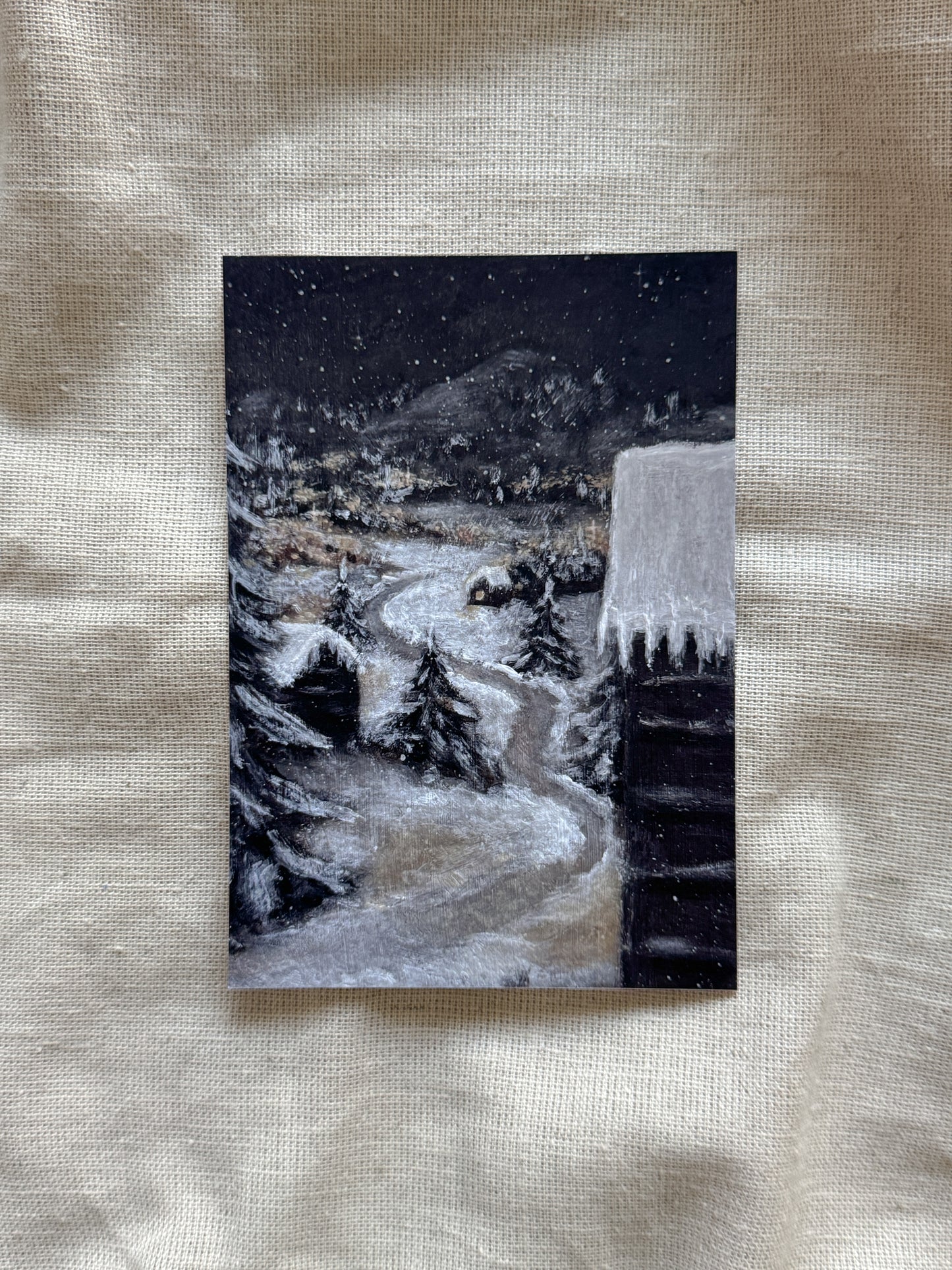 dec25 quiet lights of december print