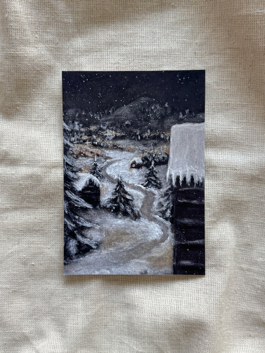 dec25 quiet lights of december print