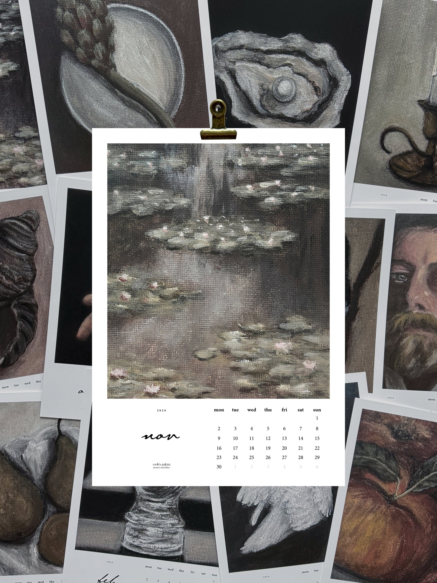 2026 calendar by vonhspalette [PRE-ORDER NOW]