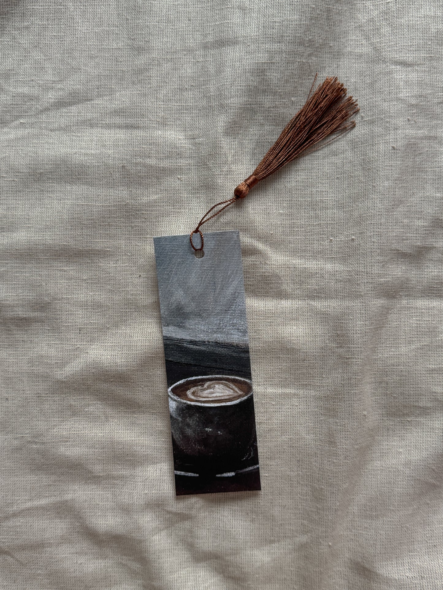 a quiet coffee date (bookmark)