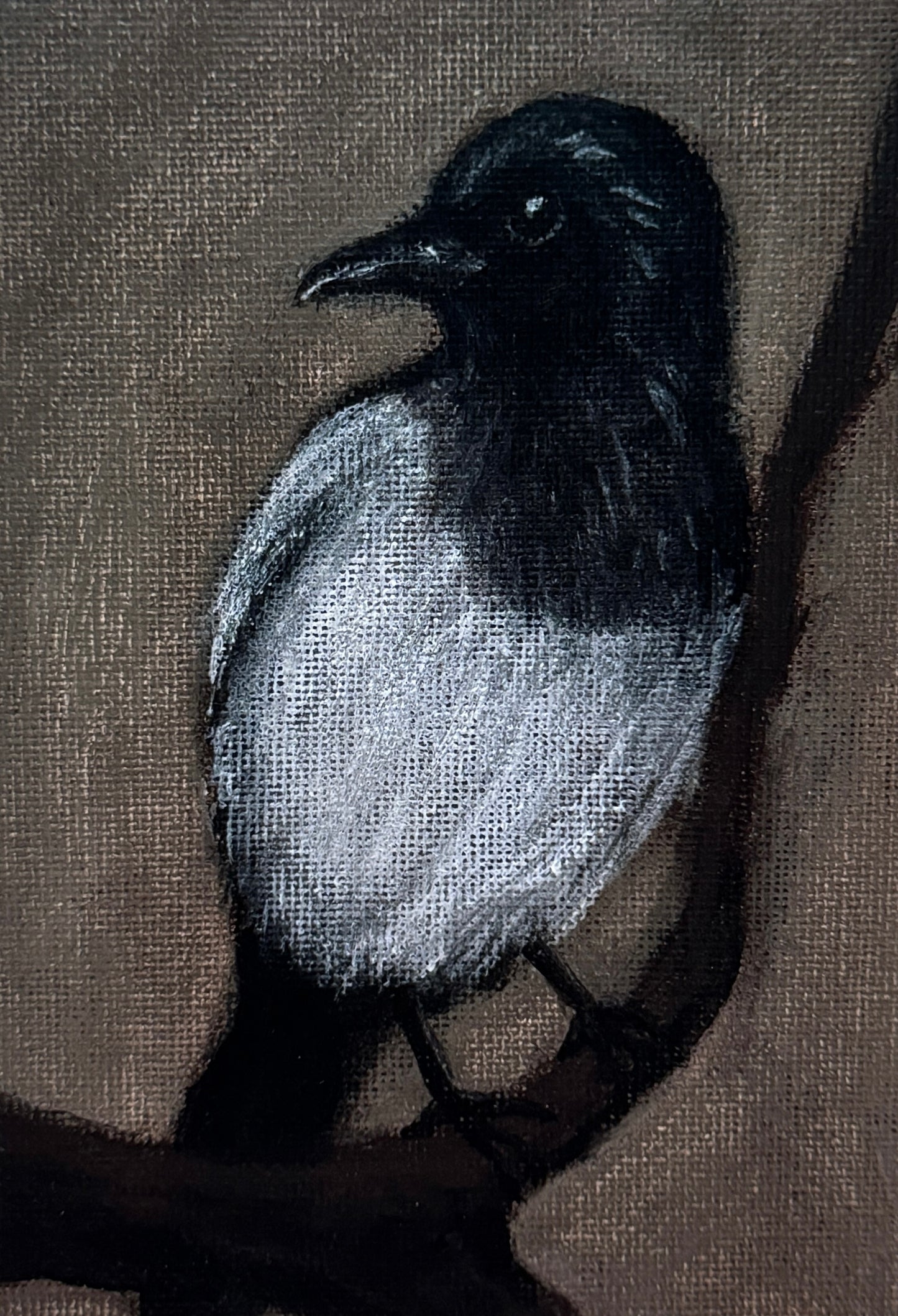 a magpie's watch (print)