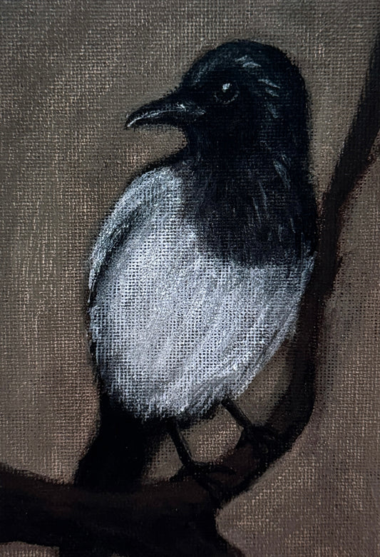 a magpie's watch (print)
