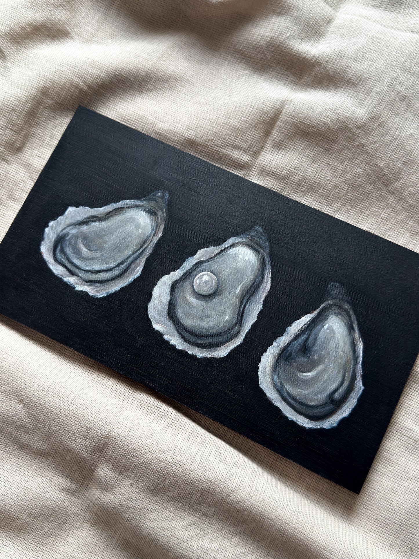 three oysters & a small treasure