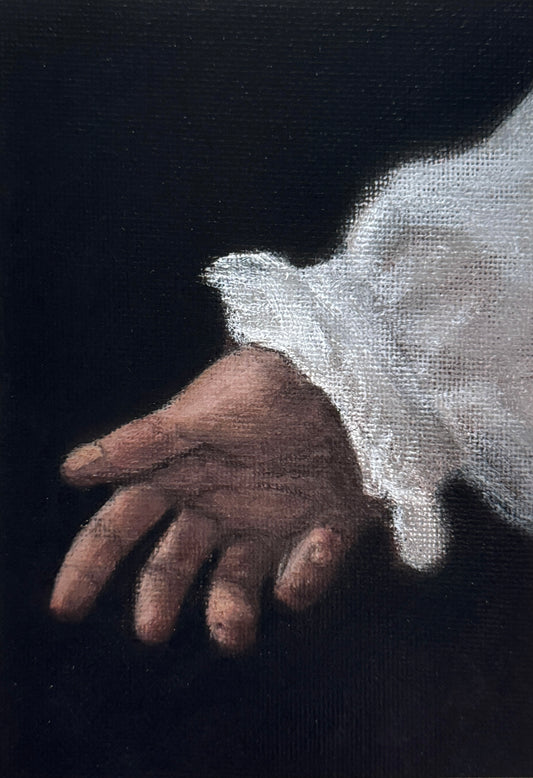 a hand study (print)