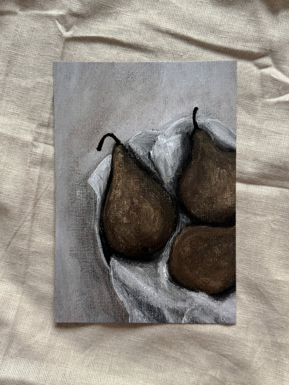 resting pears (print)