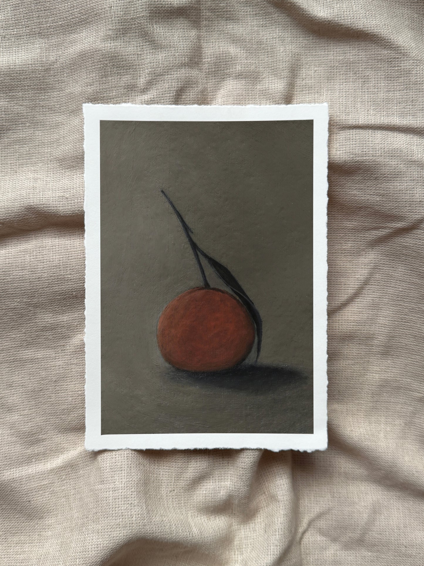 quýt (mandarin) print (with deckled edge)
