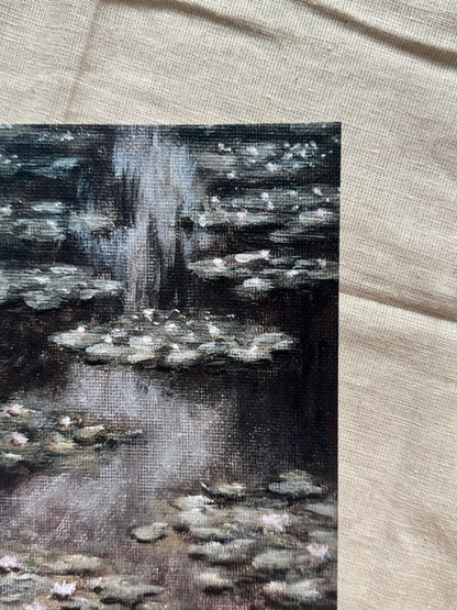 monet's waterlilies (print)