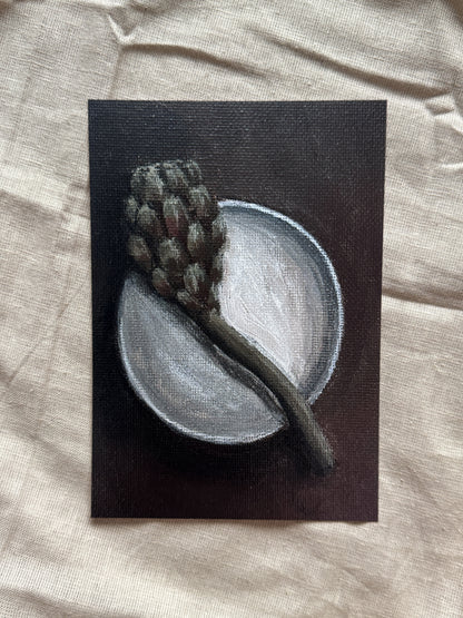 an artichoke offering (print)