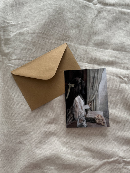 gathering silence (greeting card)