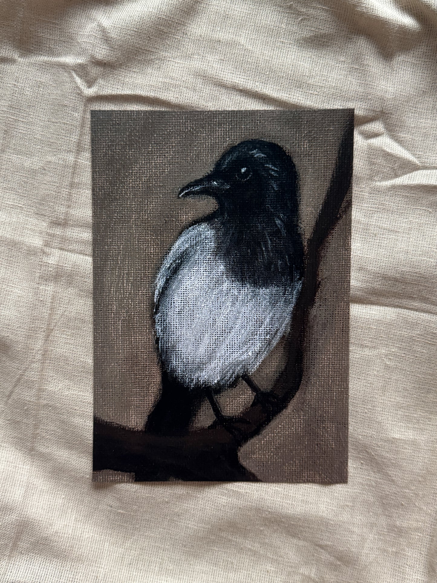 a magpie's watch (print)