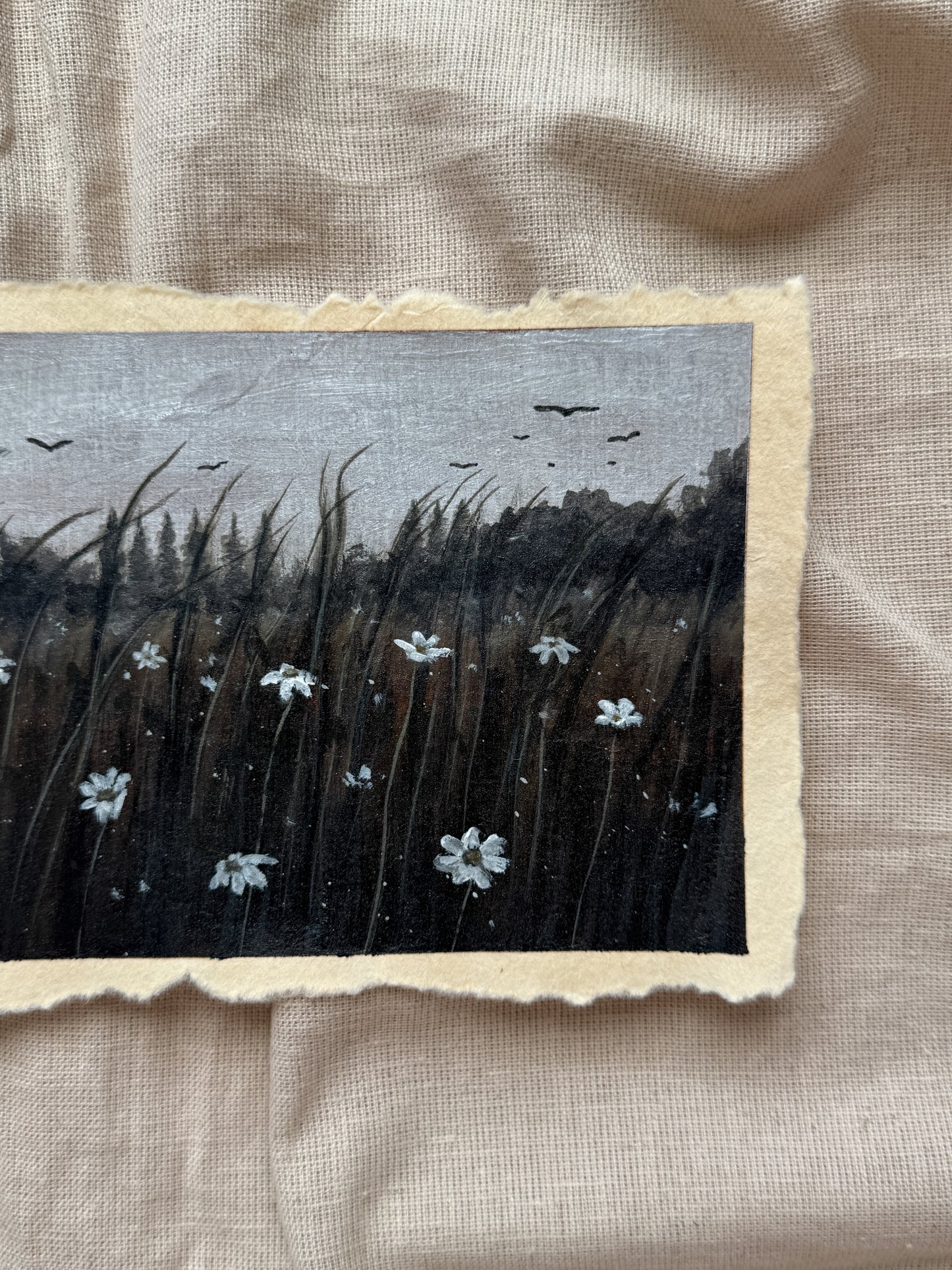 landscape study #15 - moody blooms