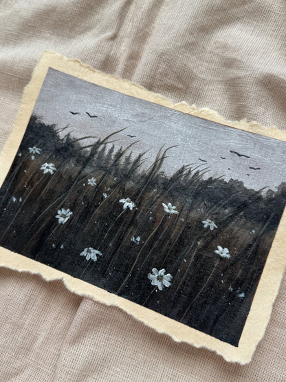landscape study #15 - moody blooms