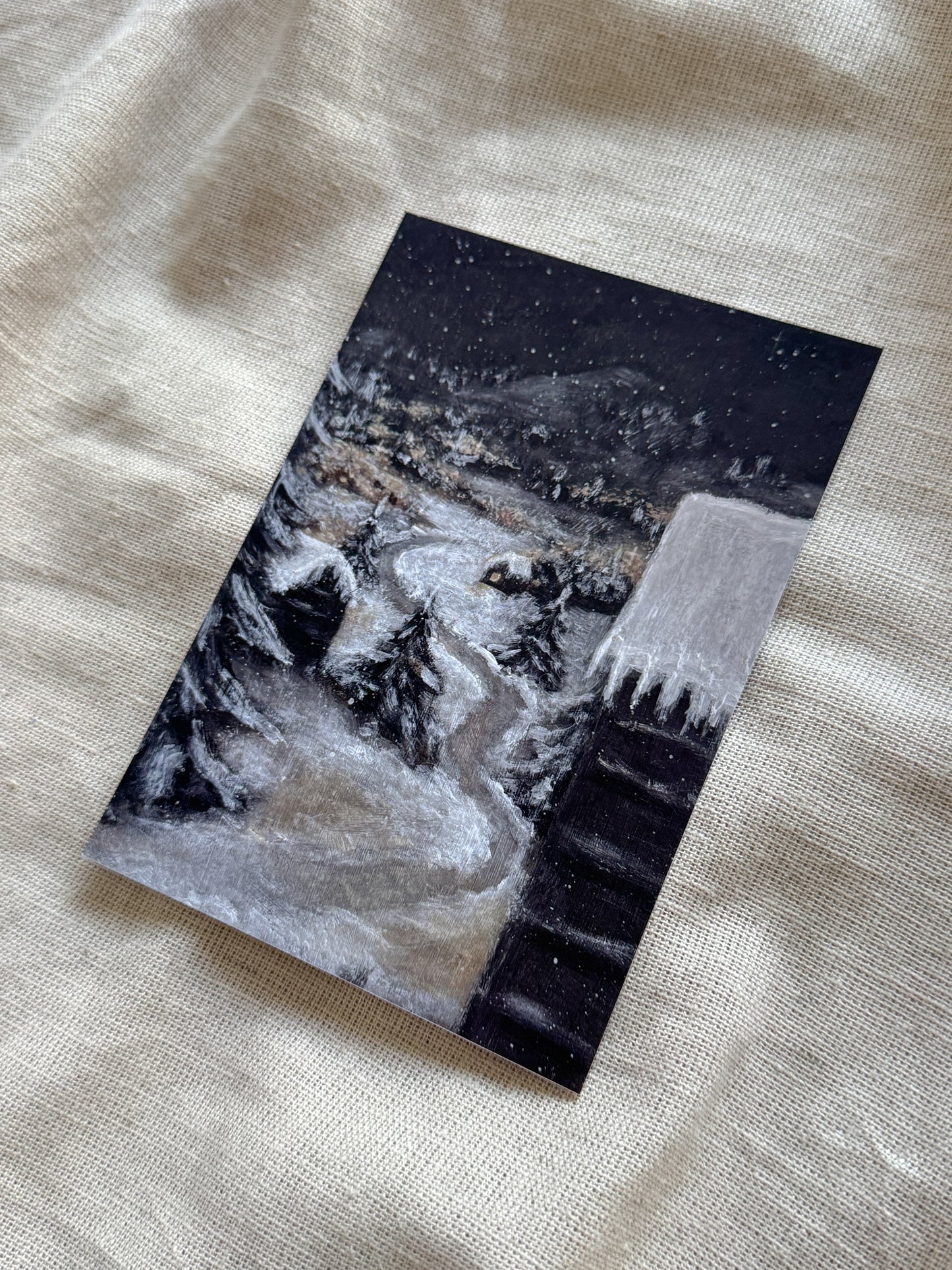 dec25 quiet lights of december print