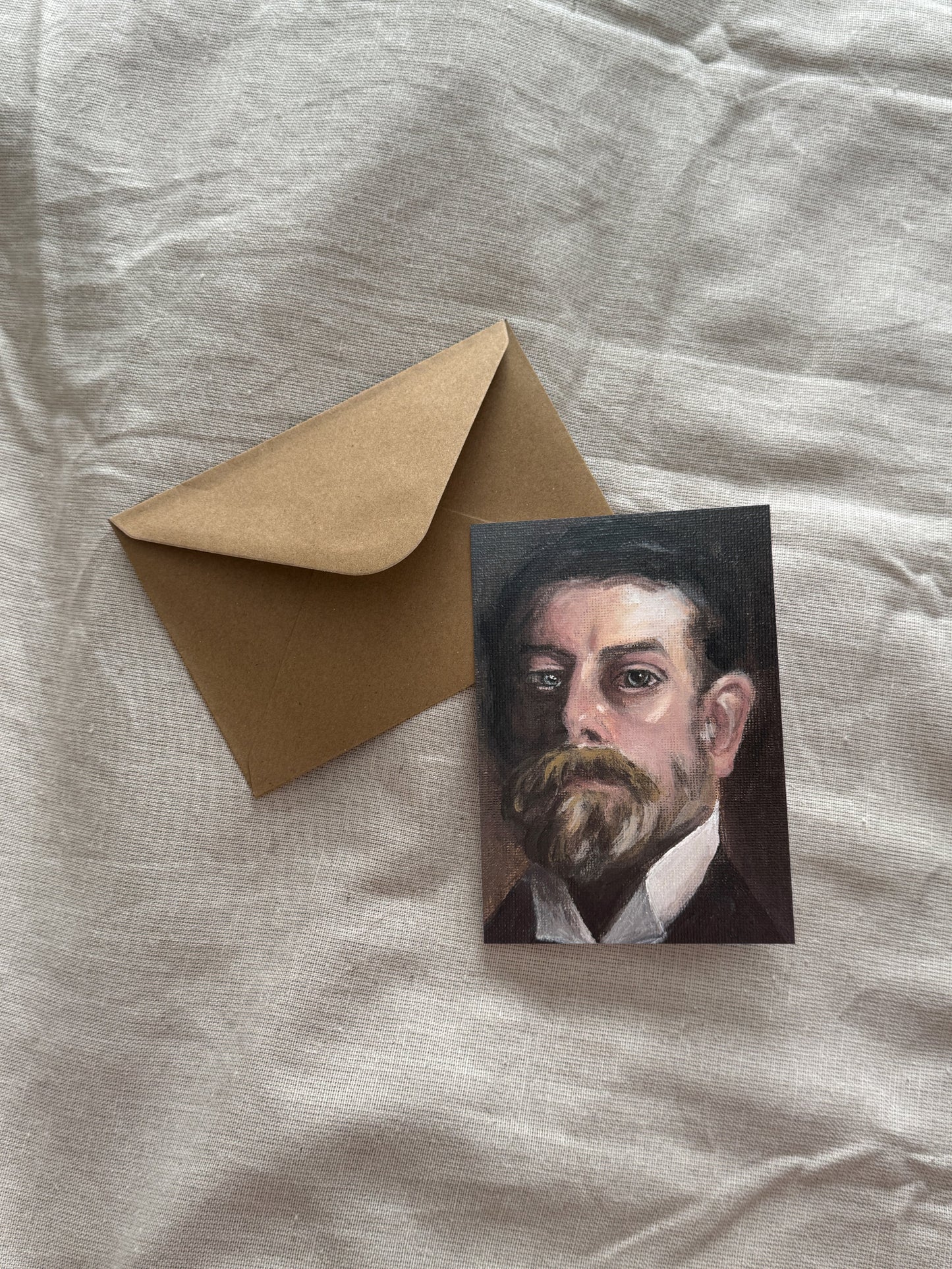 a john singer sargent study (greeting card)